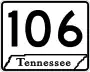 State Route 106 marker