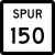 State Highway Spur 150 marker