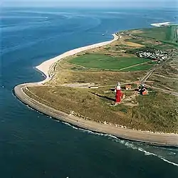 North end of the island with the Eierland Lighthouse in 2015