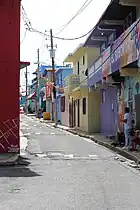 Street in La Perla