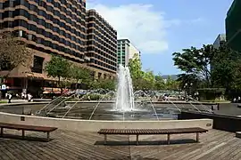 Urban Council Centenary Garden fountain, Tsim Sha Tsui