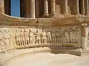 Bas-Relief (on bottom of stage), theater