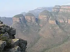 Three Rondavels of the Blyde River Canyon.