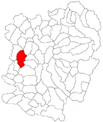 Location in Caraș-Severin County