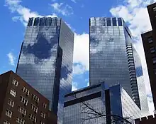 The Time Warner Center, which replaced the Coliseum