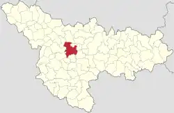 Location in Timiș County