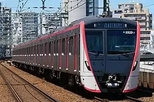 Toei 5500 Series In Toei Subway.