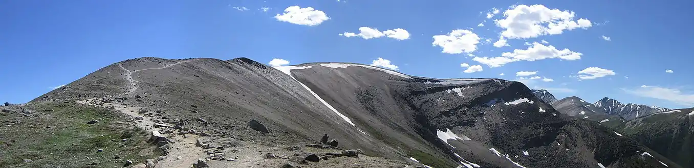 Walking to the top of The Whistlers