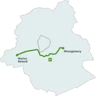 Map of route 81.