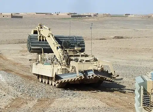 A Trojan AVRE in Helmand Province