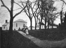 Slave quarters at Tuckahoe Plantation, Virginia, photographed 1914