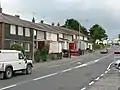 A view of Primrose Crescent, near its junction with Pullar Terrace