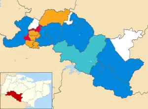 2021 results map