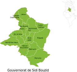 Subdivisions of Sidi Bouzid Governorate