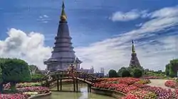 Royal Twin Pagodas on the summit of Doi Inthanon