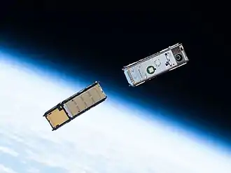 Two 3U CubeSats