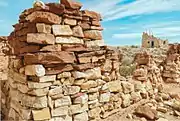 Stone house ruins