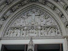 South transept tympanum