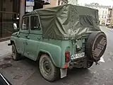 UAZ-469 on Garbarska street in Kraków