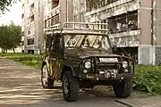 UAZ Hunter with equipment