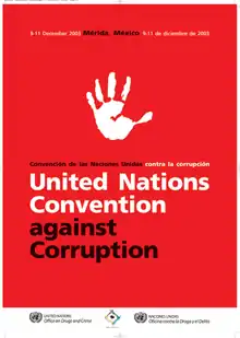 Image 14United Nations Convention against Corruption (from Political corruption)