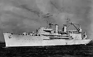 USS Curtiss, an aircraft repair ship