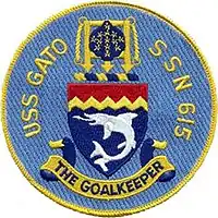 SSN-615 ship patch