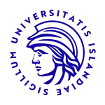 Seal of the University of Iceland.