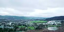 Upper Hutt, view towards city centre.