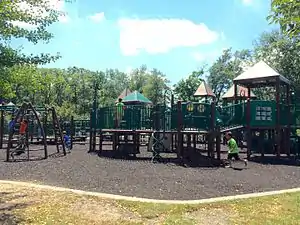 The playground at Van Saun Park in Paramus, New Jersey