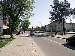 Street in Varėna