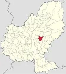 Location in Mureș County