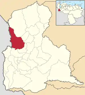 Location in Táchira