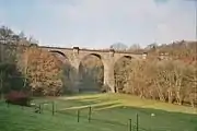 Elbschebach valley viaduct near Wengern