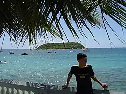 A view from the Malecón (promenade) in Esperanza tobarrios of Cayo de Afuera