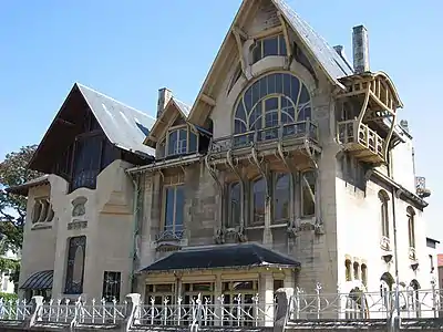 Villa Majorelle in Nancy, with  Lucien Weissenburger and Louis Majorelle (1898)