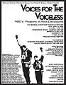 Poster from the Ninth Annual Voices concert