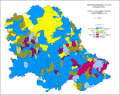 Language map of Vojvodina (1931 census)