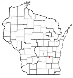 Location of Chester, Wisconsin