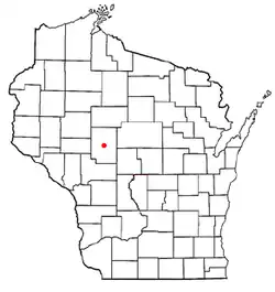 Location of Eaton, Wisconsin