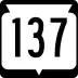 State Trunk Highway 137 marker