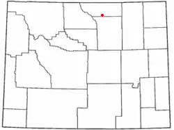 Location of Story, Wyoming