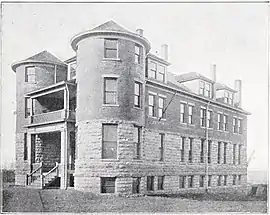 Ward Hall (c. 1910), Freedmen University (now Western University of Kansas)