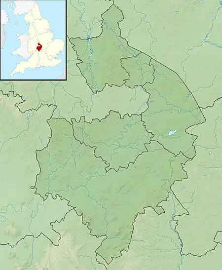 Rains Brook is located in Warwickshire