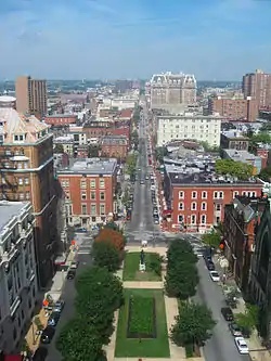 Northward view from the Washington Monument