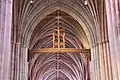 The rood in the chancel arch, high above the screen separating the nave from the choir