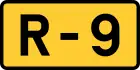 R-9 regional road shield}}