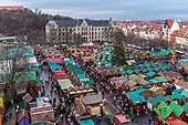 Christmas market in Erfurt, Germany