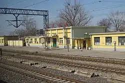 Weishanzhuang Railway Station on Beijing–Shanghai railway, 2016