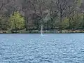 Water fountain caused by oxygen pump